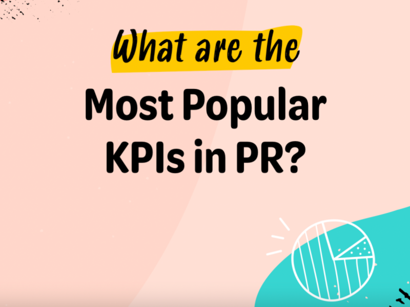 what are the most popular KPIs in PR?
